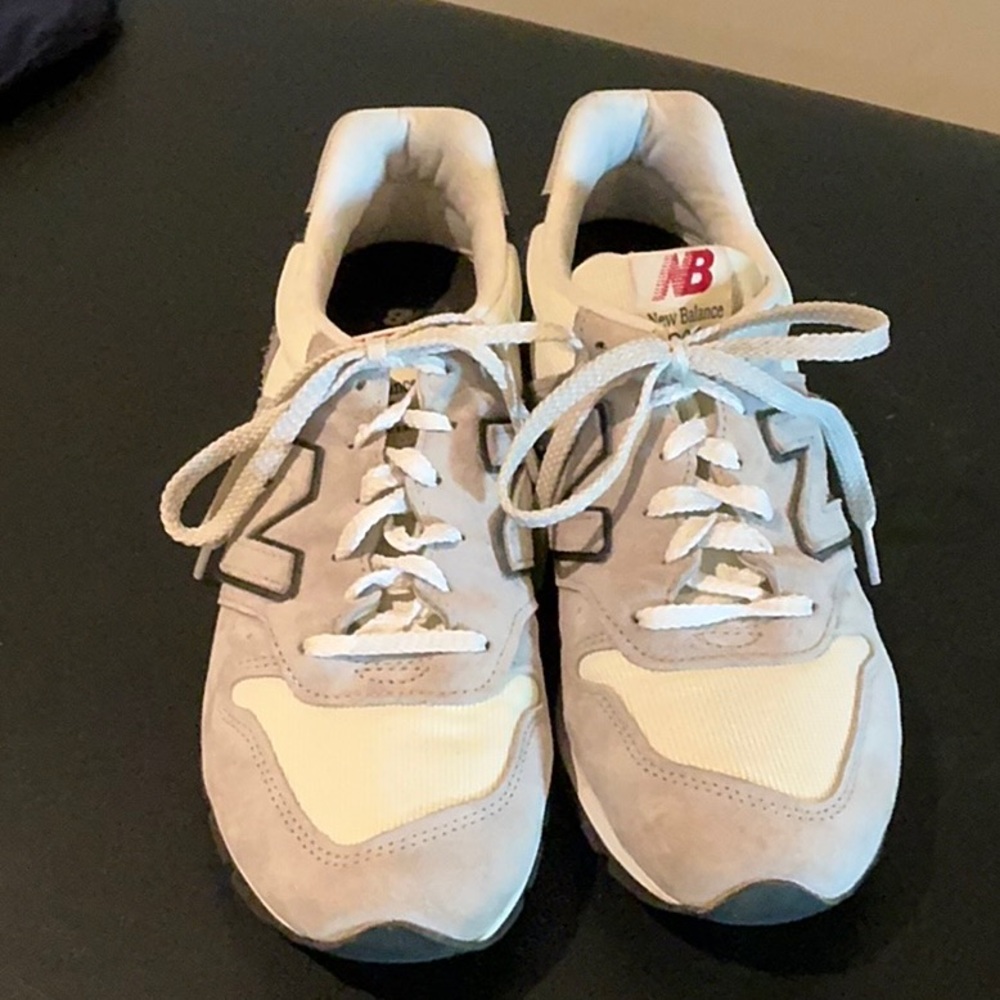 New Balance Cream and Gray Sneakers exclusively made for Todd Snyder